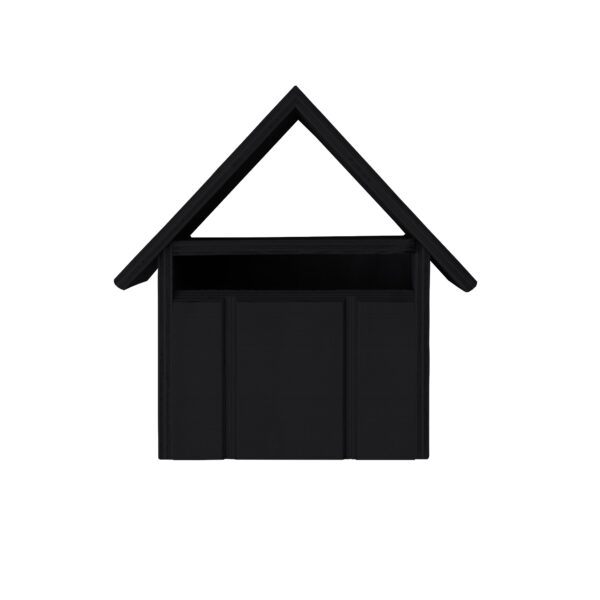 Black villa style mailbox