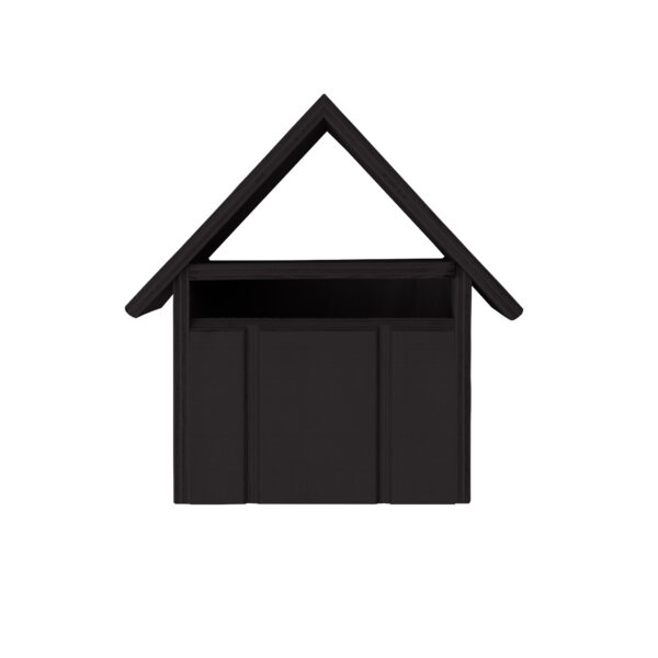 Dark brown villa style mailbox